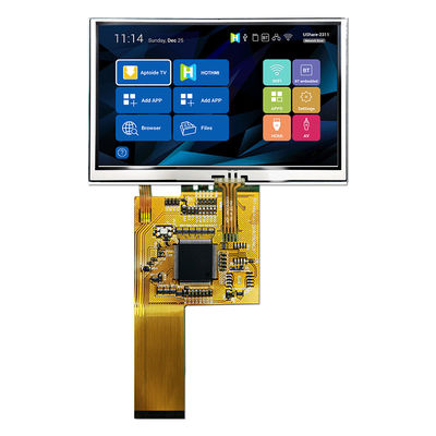 4,3 İnç Özel Ekran Çözümleri 800x480 Dirençli Dokunmatik Panel