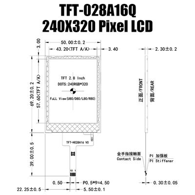 2,8 İnç ST7789V SPI TFT Modülü, Güneş Işığında Okunabilir TFT Ekran IPS