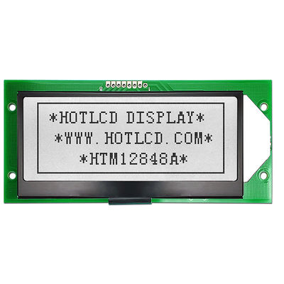 Beyaz Arka Aydınlatmalı 128X48 COG Tek Renkli Grafik LCD Ekran