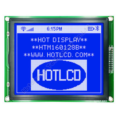 Beyaz Arka Aydınlatmalı 160X128 Grafik Mavi LCD Ekran T6963C