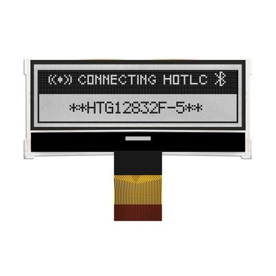 128X32 Grafik COG LCD ST7565R | Beyaz Arkadan Aydınlatmalı FSTN + Ekran/HTG12832F-5