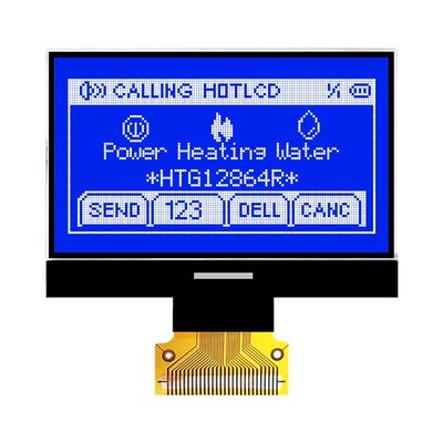 Grafik 128X64 COG LCD Modülü ST7565R Pozitif Gri Yansıtıcı