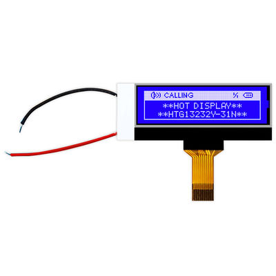 Endüstriyel 132x32 COG LCD Modülü ST7567R Pozitif Transflektif HTG13232Y