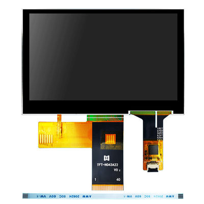 4,3 İnç 480x272 TFT LCD Modül Geniş Sıcaklık LCD Ekran Pcap Monitör
