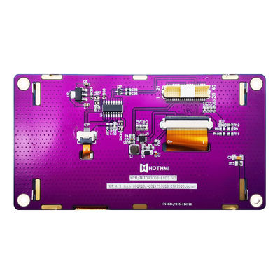 4,3 İnç 800x480 LVDS TFT Ekran Kapasitif IPS TFT LCD Ekran