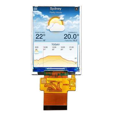 Pcap Monitör TFT Modülü ile Dikey MCU TFT LCD Ekran 2.4 İnç Çok Fonksiyonlu