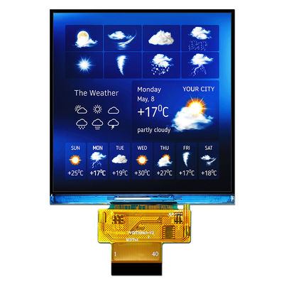 4 İnç 480x480 Nokta Kare TFT LCD Ekran Güneş Işığında Okunabilir SPI RGB ST7701S