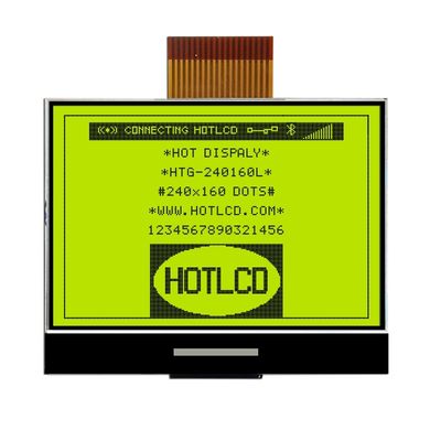 18PIN 240x160 COG LCD Modülü UC1698 Yandan Beyaz Arkadan Aydınlatmalı HTG240160L