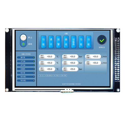 LCD Denetleyici Kartı ile 5.0 İnç 800x480 IPS Dirençli TFT Modül Paneli