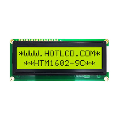 16x2 Karakter LCD Ekran Modülü STN+Sarı Yeşil Aydınlatmalı Gri Seri