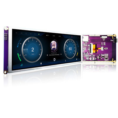 Araba Monitörü için 7.84 İnç Bar Stili IPS TFT LCD Ekran 1280x400 MCU